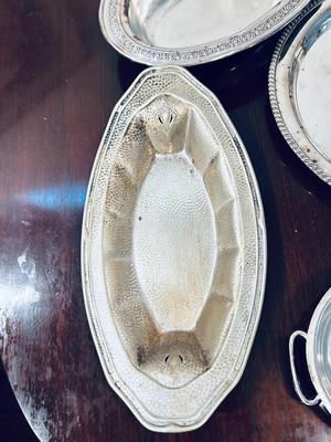 SILVER PLATED DINNER SERVICE ITEMS