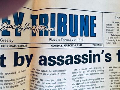 NEWS PAPER'S FEATURING HISTORICAL EVENTS