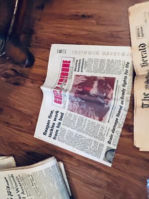 NEWS PAPER'S FEATURING HISTORICAL EVENTS