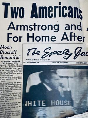 NEWS PAPER'S FEATURING HISTORICAL EVENTS