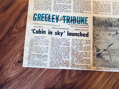 NEWS PAPER'S FEATURING HISTORICAL EVENTS