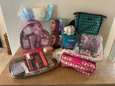 DRESSER MIRROR, PAMPERING YOURSELF ITEMS, PERM SOLUTIONS & RODS, HAIR ROLLERS AND MUCH MORE