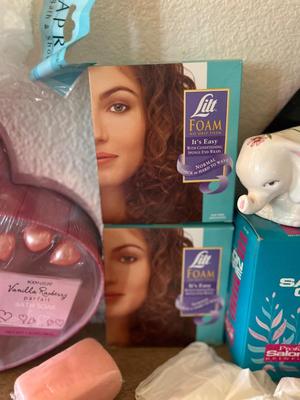 DRESSER MIRROR, PAMPERING YOURSELF ITEMS, PERM SOLUTIONS & RODS, HAIR ROLLERS AND MUCH MORE