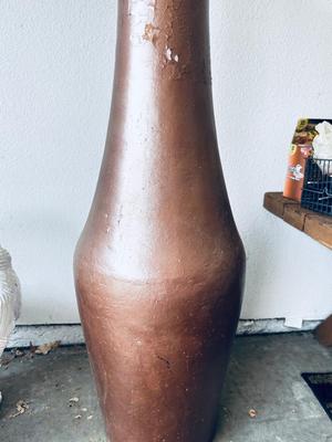 41 ” TALL VASE, PLANTERS AND DECORATIVE ROCKS