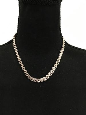 925 Sterling Panther Link 18 inch Necklace