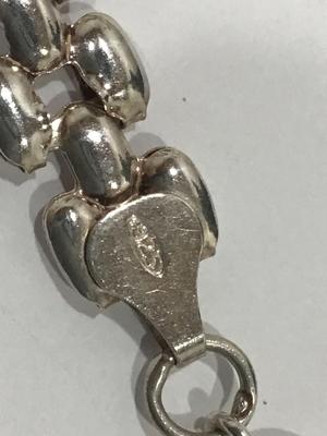 925 Sterling Panther Link 18 inch Necklace