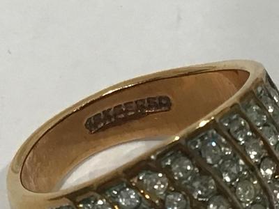18 KT GERSC. Statement Ring