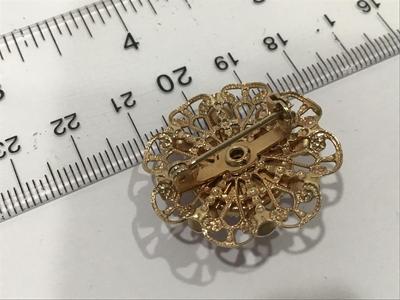 Vintage Dainty Rhinestone Brooch
