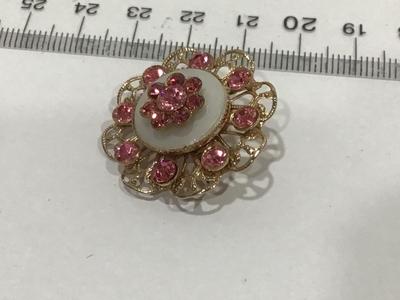 Vintage Dainty Rhinestone Brooch