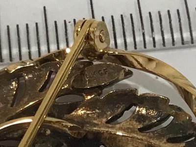 14 KT. GF. Pearl Brooch Vintage