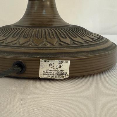 Godinger Silverplate & Blue Glass Vase with Ornate Silver Lamps & Decor (K-HS)