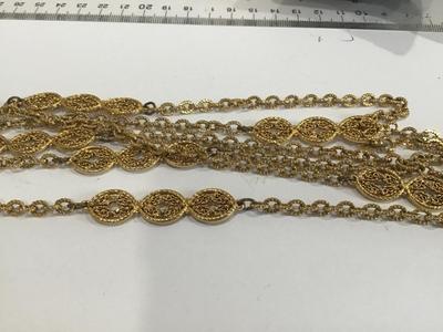 Gold Tone Layering Necklace