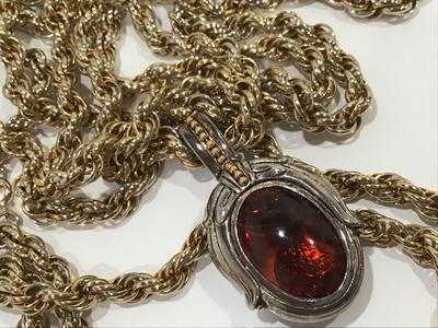 Premier Design Large Chain Layering With Pendant