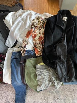 Calvin Klein Angora coat and More!