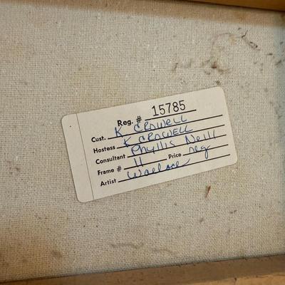 Three Still Life Paintings by Wallace (K-HS)