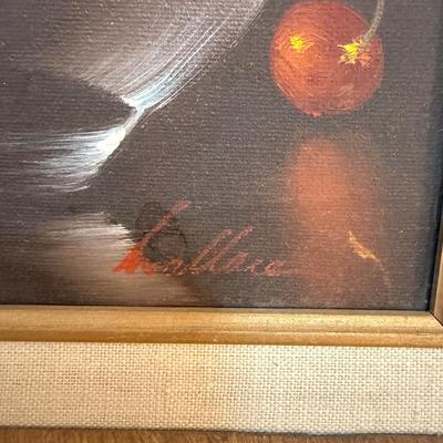 Three Still Life Paintings by Wallace (K-HS)