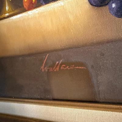 Three Still Life Paintings by Wallace (K-HS)