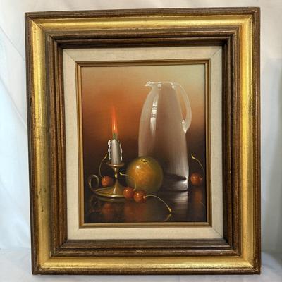 Three Still Life Paintings by Wallace (K-HS)