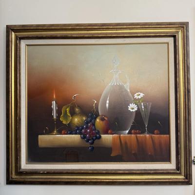 Three Still Life Paintings by Wallace (K-HS)