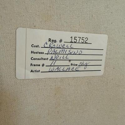 Three Still Life Paintings by Wallace (K-HS)