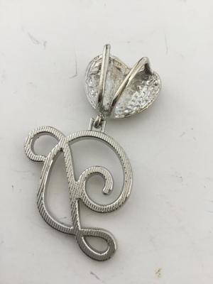 Rhinestone scarf clip