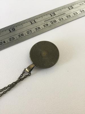 Fashion necklace with picture art pendant