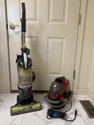 Bissell Pet Hair Eraser Vacuum & SpotBot Pet Deep Cleaner (L-HS)