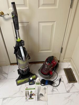 Bissell Pet Hair Eraser Vacuum & SpotBot Pet Deep Cleaner (L-HS)