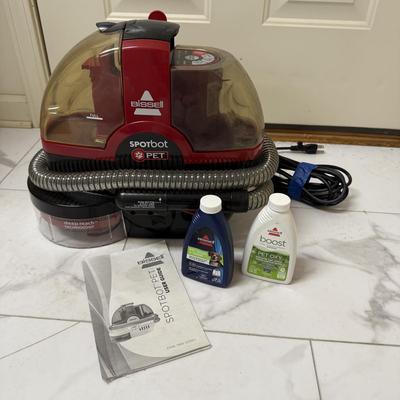 Bissell Pet Hair Eraser Vacuum & SpotBot Pet Deep Cleaner (L-HS)