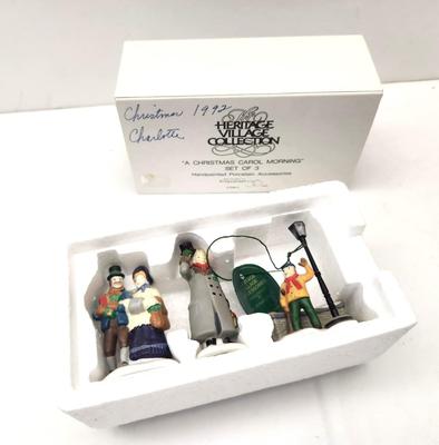 Lot #67 Dept 56 Village Accessory "A Christmas Carol Morning" - 1992