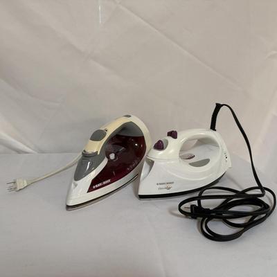 Black & Decker Irons with Felted Wool Pressing Mat & Ironing Boards (L-HS)