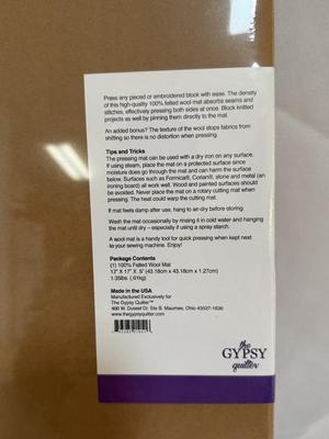 Black & Decker Irons with Felted Wool Pressing Mat & Ironing Boards (L-HS)