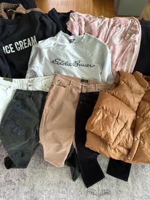 Vintage down vest and more!
