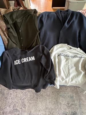 Vintage down vest and more!