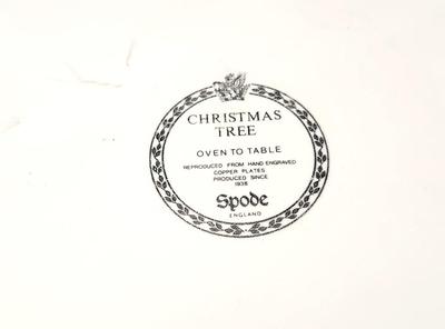 Lot #75 Spode "Christmas Tree" Oven to Table Casserole