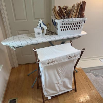 Sorting Fabric Hamper with Rowena Iron and More Laundry Items (LR-HS)