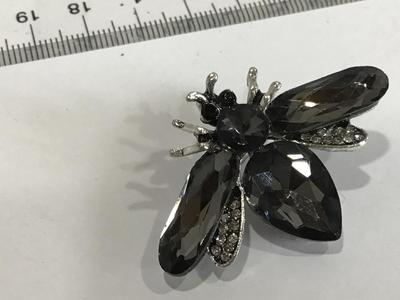 Black Glass Pin