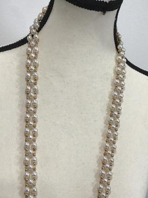 Beatiful Multi Beaded Tassel Wrap Necklace