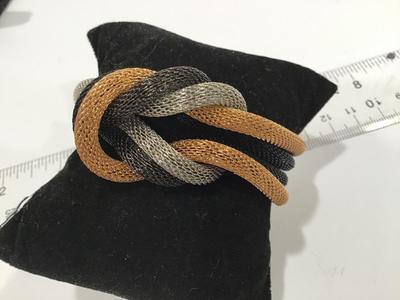 Beautiful Mesh Copper silver Black