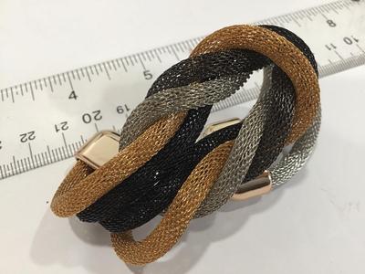 Beautiful Mesh Copper silver Black