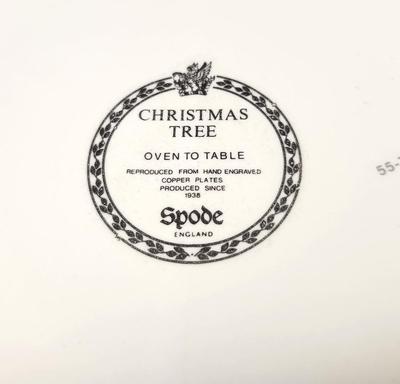 Lot #79 Spode Christmas Tree Covered Casserole
