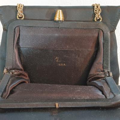 LOT 49: Vintage HL USA Handbag, Multi-Color Straw Hat, Scarf & 1960s Lane Bryant Hat Box