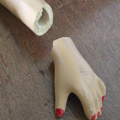 LOT 111: Maid Doll, Handmade Doll, and Doll for Parts