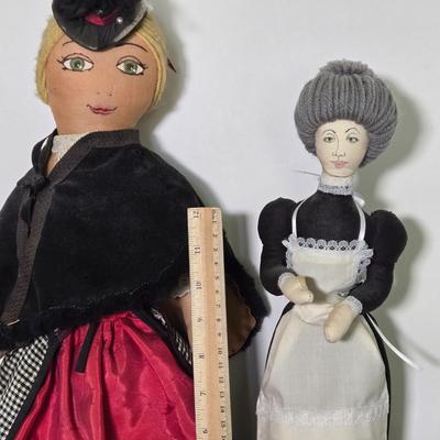 LOT 111: Maid Doll, Handmade Doll, and Doll for Parts