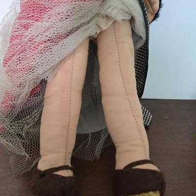 LOT 111: Maid Doll, Handmade Doll, and Doll for Parts