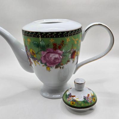LOT 116: Royal Scotland Pink Rose Floral Tea Set