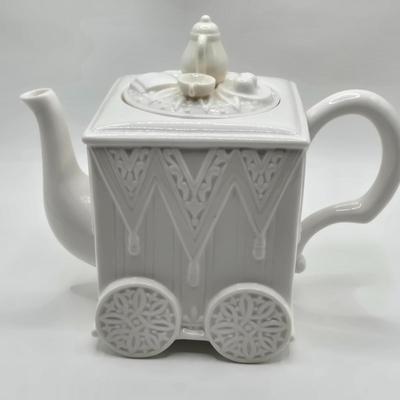 LOT 117: Lenox Butler's Pantry Tea Pot and Multiple Cups and Saucers and 2 Mugs