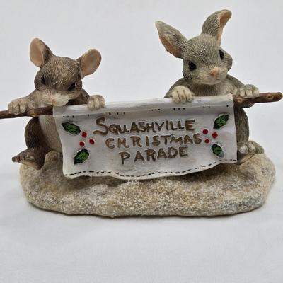 LOT 121: Charming Tails By Fitz & Floyd Christmas and Easter Figurines
