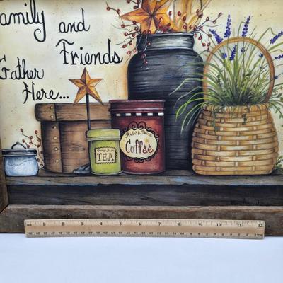 LOT 126: Country Kitchen Decor