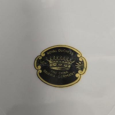 LOT 127: Cabinet Lot with Incomplete Sets of Old Ivory Syracuse China, Harmony House China Royal Duchess and More